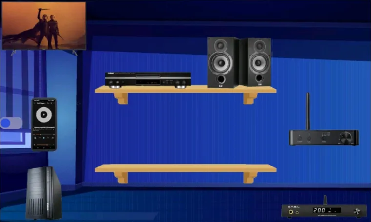HMI and DIY audio switch