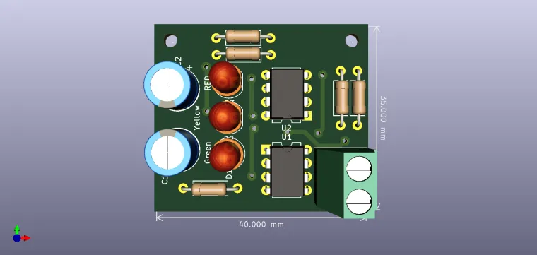 Traffic Lights Circuit using NE555