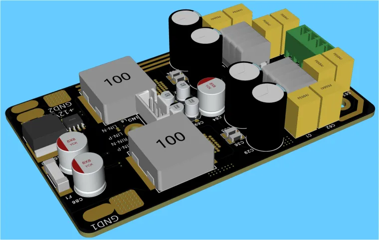 300W TPA3255 Bluetooth Car Amplifier, Battery   Boombox.