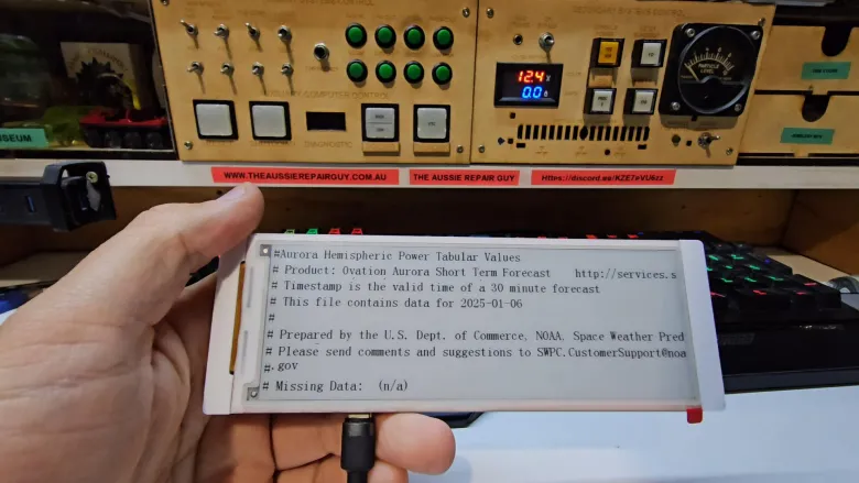 Simple E-Paper data feed viewer