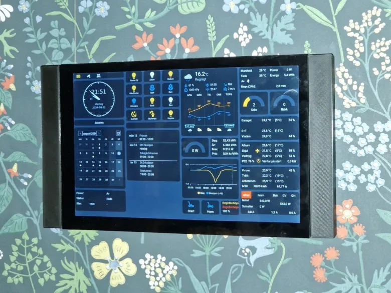 Wall Panel for Home Assistant using Elecrow 10 Inch