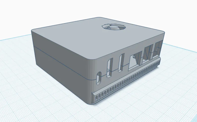 Raspberry PI 5 Case with HDMI Adapter Card