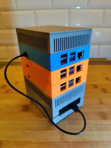 Raspberry Pi Rack for different models and SSD