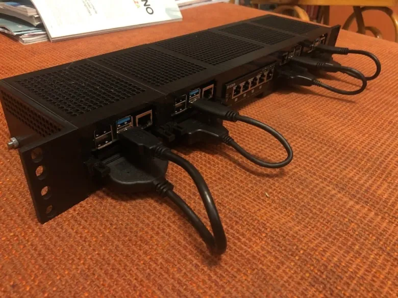 19' rack for raspberry