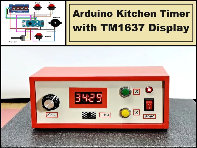 Simple & Versatile Arduino Kitchen Timer with TM1637 Display