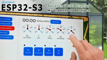 ESP32S3 DIY Fully Automated Smart Greenhouse
