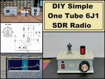 DIY Low Voltage  One Tube 6J1 SW-SSB SDR Radio Works at 3.7V