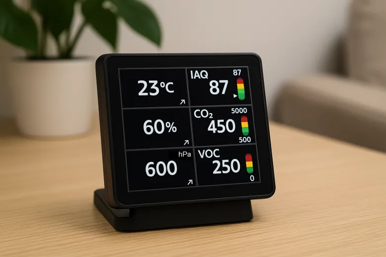 MiniMeteo: Compact Indoor Air Quality Station for CrowPanel