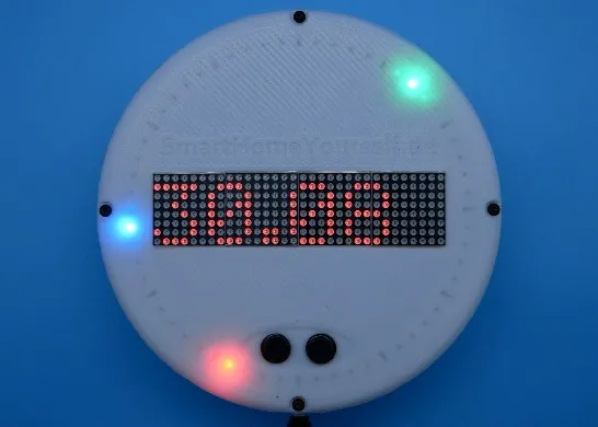 Neopixel Ring RGB Clock with ESPHome and Home Assistant