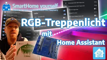 Animated RGB LED Stairlight with ESPHome & Home Assistant