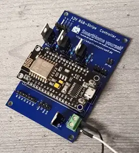 12 V RGBW Wi‑Fi LED Controller for Non‑Addressable Stripes