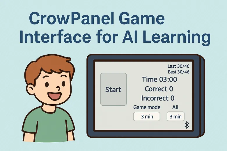 CrowPanel Game Interface for AI Learning
