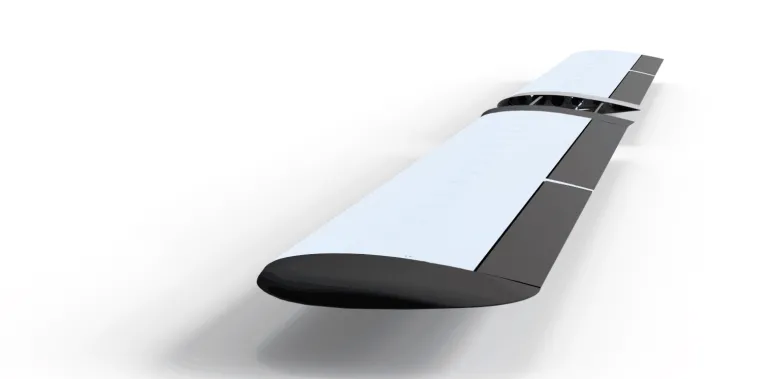 ✈️ UAV Fixed Wing design– High-Lift Wing with Control Surfac