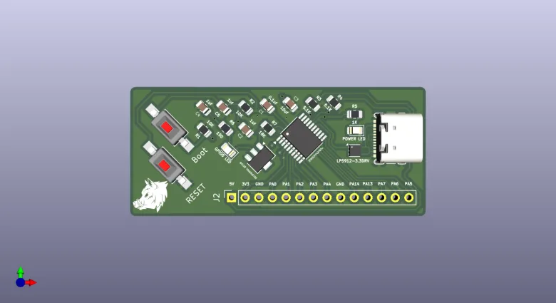 STM32F04 DEVELOPMENT BOARD