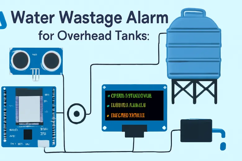 Water Wastage Alarm System for Overhead Tanks