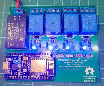 ESP8266 NodeMCU 4CH Relay Module