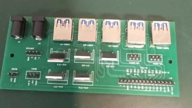 ANPR Access Control PCB with IR Sensors