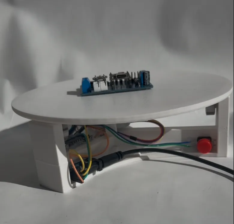 DIY Automated 360° Product Photography Turntable