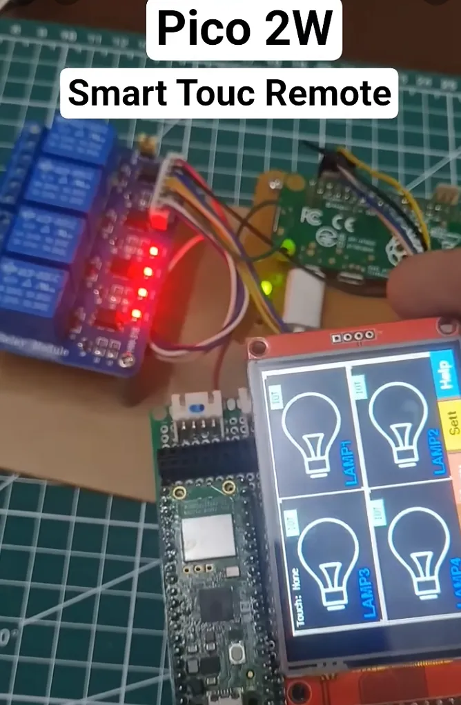 Pico 2 W : Smart Touch Remote