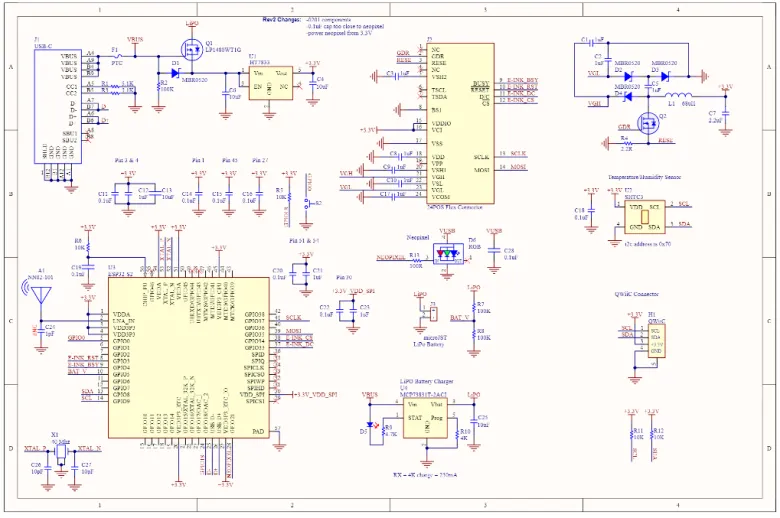 ESP32-S2 1.54inch E-ink
