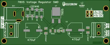 7805 Voltage Regulator SMD