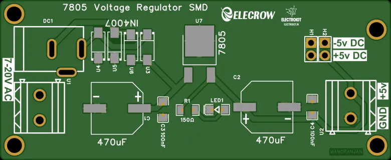 7805 Voltage Regulator SMD