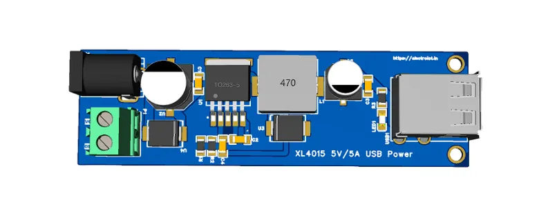 XL4015 5V/5A USB Power Supply Module