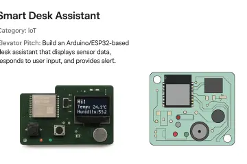 Smart Desk Assistant – Arduino / ESP32 based Project