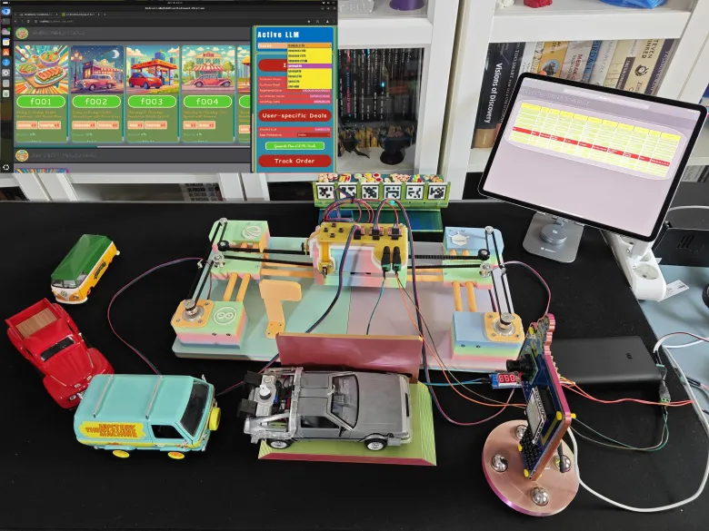 AI-driven LoRa & LLM-enabled Kiosk & Food Delivery System