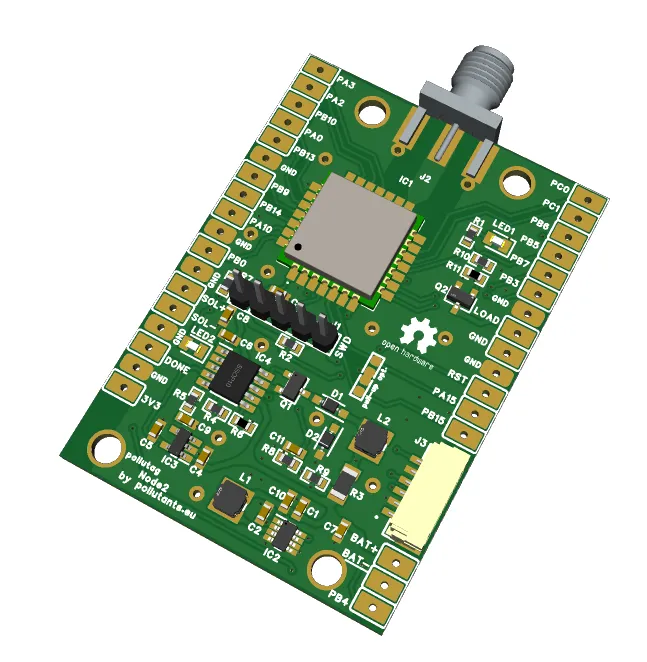 pollutagNode2 - LoRaWAN Node for Air Quality Monitoring