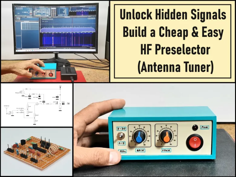 Build a Cheap & Easy HF Preselector - Antenna Tuner
