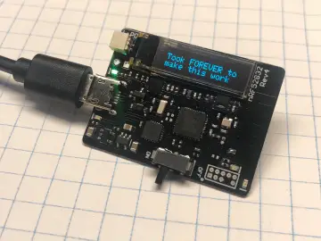 nRF52832 Oled Board