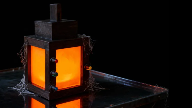 A Color Adjustable Minecraft Lantern