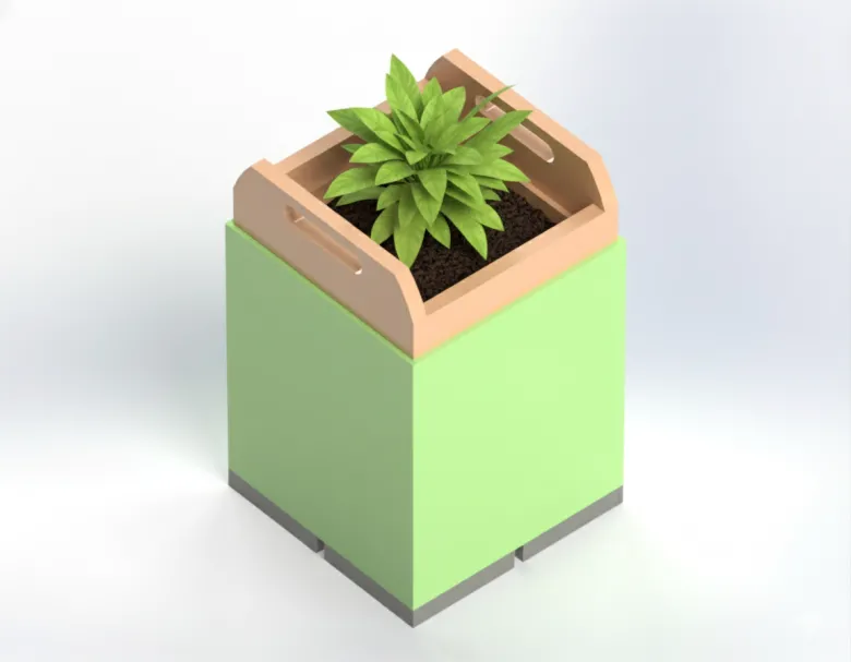 Project Oasis: A 3D Printed Self-Watering Planter