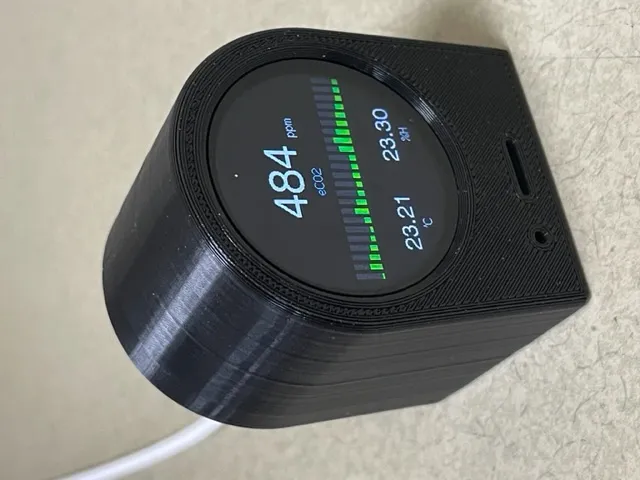 ESP32 Round CO2 Desktop Sensor