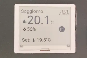 HomeAssistant ePaper room temperature control with EspHome