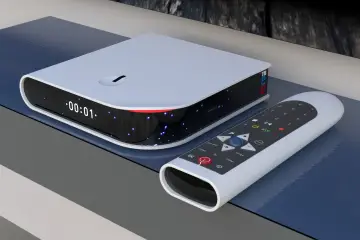 Cosmic Book — TV & Gaming Box with remote and packaging