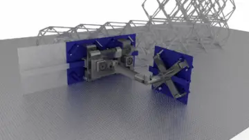 Robot to place panels and generate a route for Tubing