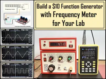 Build a $10 Function Generator with Frequency Meter for Your