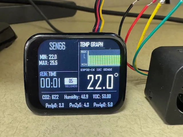 ESP32-S3 SEN66 Sensor