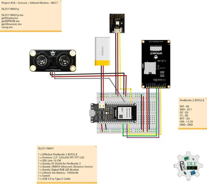 Project #28 – Sensors – Infrared Motion – Mk17