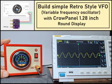 Build simple Retro Style VFO (Variable frequency oscillator)