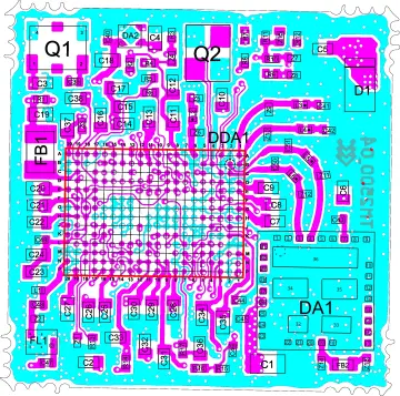 Reverse enginnering of 6 layers PCB