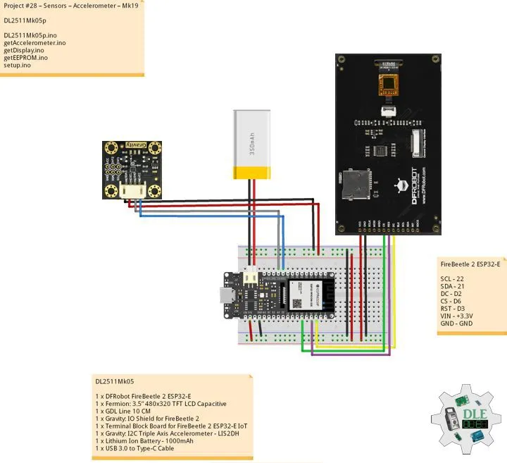 Project #28 – Sensors – Accelerometer – Mk19