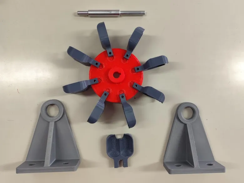 Pelton turbine modeling and 3D printing project