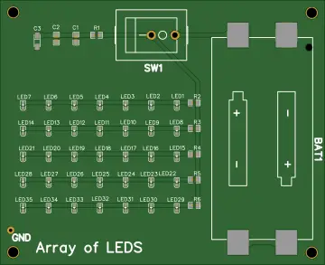 array of leds