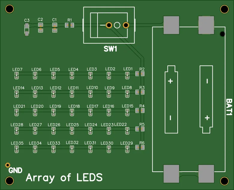 array of leds