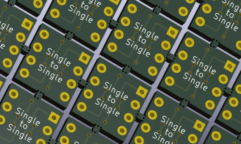 Panel of SOIC-8 to DIP-8 Op-Amp Adapter