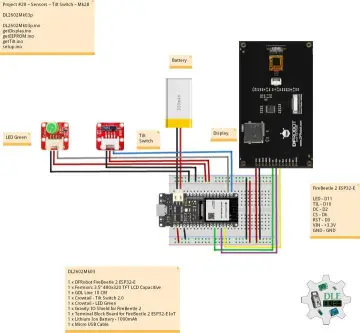 Project #28 – Sensors – Tilt Switch – Mk28