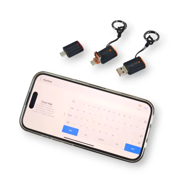 Phone-to-HID Keyboard and Mouse for Fast Local Control